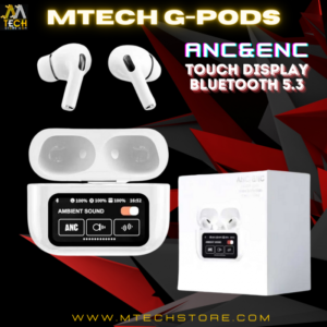 Mtech G Pods Bluetooth Airpods With Touch Screen BT 5.3v