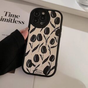 Black Tulip iPhone Case