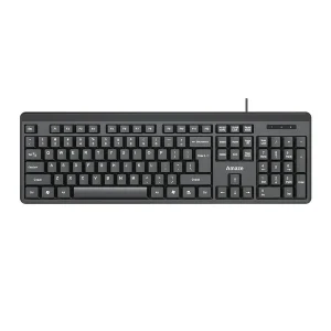 Amaze A732 Probus Super Smooth Ergonomic Wired Keyboard – Black – BIS