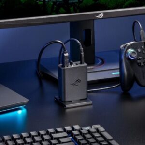 ASUS ROG 100W Gaming Charger Dock for Seamless Multitasking