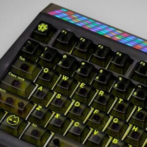 Angry Miao Glacier Cherry Profile Clear Keycap Set